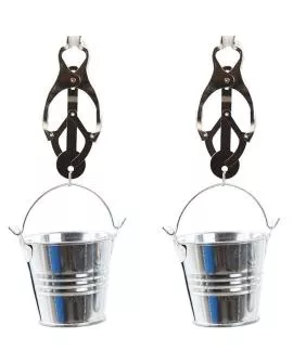 OHMAMA - Fetisch Nippelklemmen mit Eimer