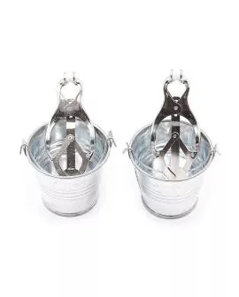 OHMAMA - Fetisch Nippelklemmen mit Eimer