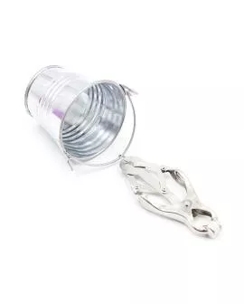 OHMAMA - Fetisch Nippelklemmen mit Eimer