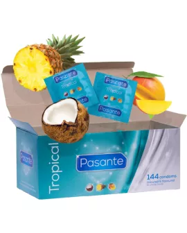 PASANTE - Kondome Tropische Aromen 144 Einheiten
