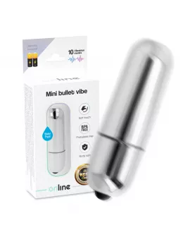 ONLINE - MINI SILBER VIBRIERENDE KUGEL
