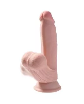 KING COCK - PLUS 3D DILDO SWINGING BALLS 15.2 CM HELLE HAUT