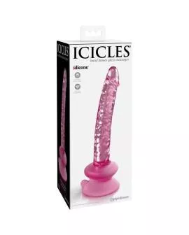 Icicles Nr. 86 - Glasdildo mit Saugnapf