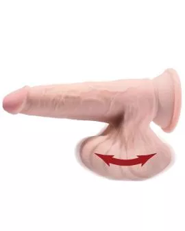 KING COCK - Plus 3D Dildo Schaukelnde Bälle 12,7 cm