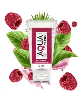 AQUA TRAVEL - Wasserbasis Gleitgel Wild Himbeer 50ml