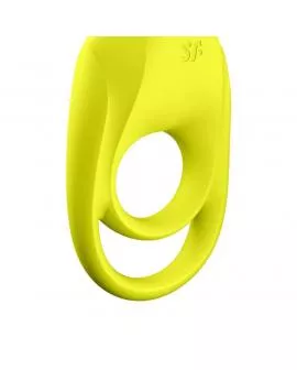 SATISFYER - SPECTACULAR DUO RING VIBRATOR GELB