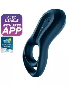 SATISFYER - EPIC DUO RINGVIBRATORAPP BLAU