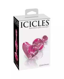 Icicles - N. 75 Handgeblasener Glas Dildo