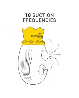 INTENSE - CLIT STIMULATOR 10 LECK- UND SAUGFREQUENZEN - BLAU