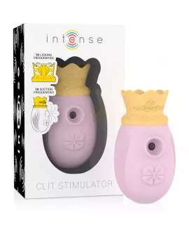 INTENSE - CLIT STIMULATOR 10 LECK- UND SAUGFREQUENZEN - PINK