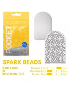 TENGA - SPARK BEARDS POCKET MASTURBATOR