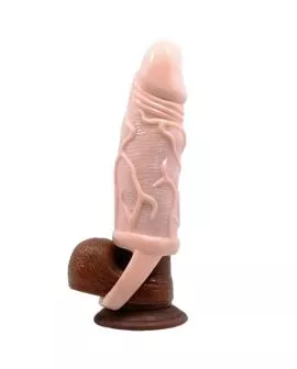 BAILE - Penisverlängerungshülle mit Hoden-Gurt 13,5 cm