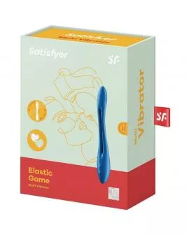 SATISFYER - ELASTIC GAME MULTI VIBRATOR BLAU