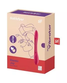 Satisfyer Elastic Joy Multi Vibrator Rot - Erotik
