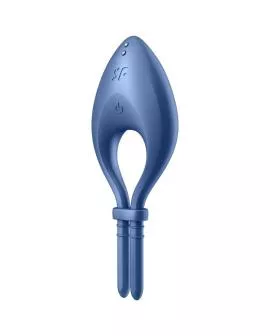 Satisfyer Bullseye Ring-Vibrator mit App - Blau