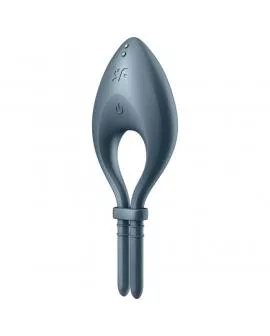SATISFYER - BULLSEYE RING VIBRATOR APP GRAU