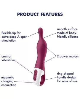 Satisfyer Amazing 1 A-Spot Vibrator - Beere
