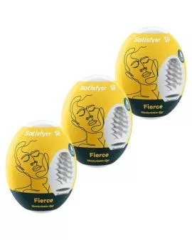 Satisfyer - 3er Set Masturbator Eier Fierce