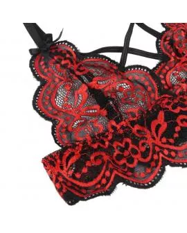 SUBBLIME - Zweiteiliges Spitzen-Set Oberteil und Höschen