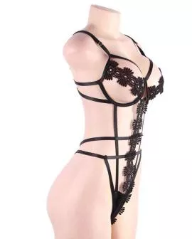 Subblime - Erotik-Teddy mit Riemen und Spitze