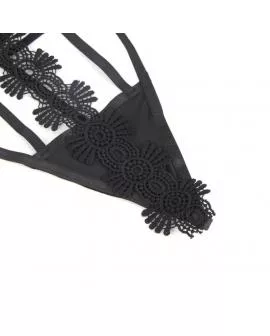 Subblime - Erotik-Teddy mit Riemen und Spitze