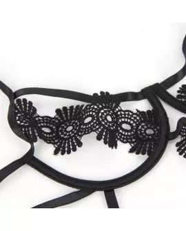 Subblime - Erotik-Teddy mit Riemen und Spitze