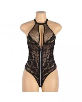 Subblime - Teddy Blumen-Spitze Reißverschluss