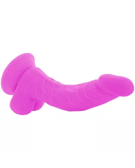 Diversia Flexibler Vibrierender Dildo Lila 21,5 cm - Ø 4,5 cm