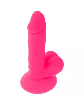 Diversia - Flexibler Vibrations-Dildo Rosa 17 cm - Ø 3,3 cm