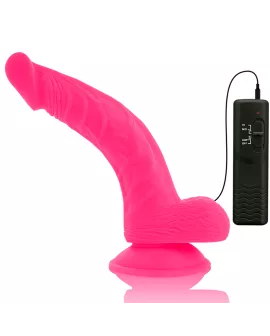 Diversia Flexibler Vibro-Dildo Rosa 21,5 cm - Ø 4,5 cm