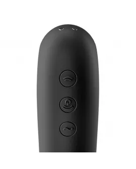 SATISFYER - DUAL KISS AIR PULSE VIBRATOR SCHWARZ