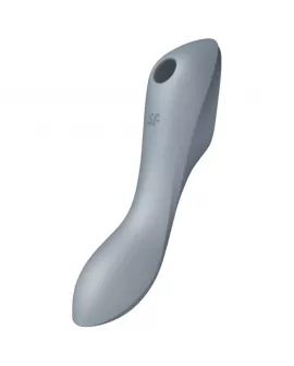 SATISFYER - CURVY TRINITY 3 AIR PULSE VIBRATOR GRAU