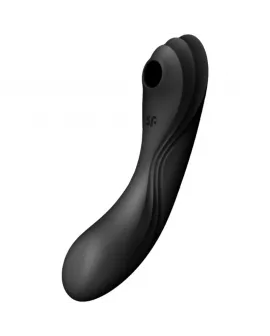 SATISFYER - CURVY TRINITY 4 AIR PULSE VIBRATOR SCHWARZ