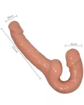 BAILE - ULTRA LEIDENSCHAFTLICHER GURTDILDO MIT GURT OHNE UNTERSTÜTZUNG