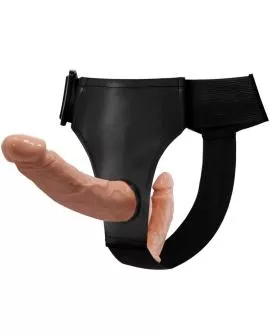 BAILE - ULTRA LEIDENSCHAFTLICHER DOPPELTE DILDOS MIT GESCHIRR