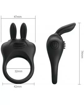 PRETTY LOVE - DAVION RABBIT VIBRATOR RING