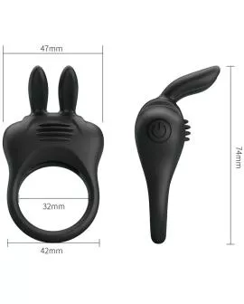 PRETTY LOVE - DAVION RABBIT VIBRATOR RING
