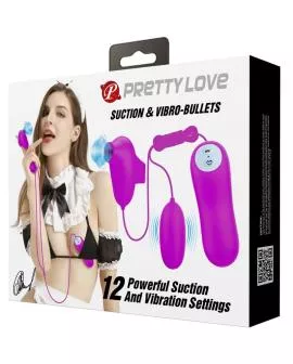 PRETTY LOVE - VIBRIERENDES BULLET UND STIMULIERENDE WELLEN