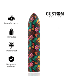 Custom Bullets Floral Aufladbarer Bullet - 10 Intensitäten