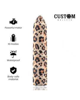 Custom Bullets - Aufladbarer Leopard Bullet 10 Intensitäten