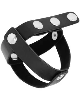 OHMAMA Fetisch-Leder-Kugelkäfig - BDSM Accessoire