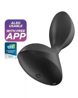 Satisfyer Sweet Seal - Vibrierender Plug mit App Schwarz