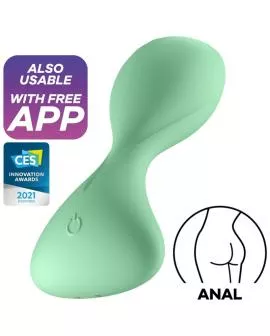 Satisfyer - Trendsetter Vibrationsplug App Grün