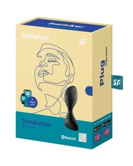 Satisfyer - Trendsetter Vibrierender Plug App Schwarz