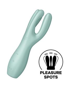 Satisfyer Threesome 3 Vibrator - Minzgrün