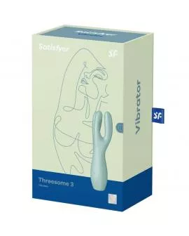 Satisfyer Threesome 3 Vibrator - Minzgrün
