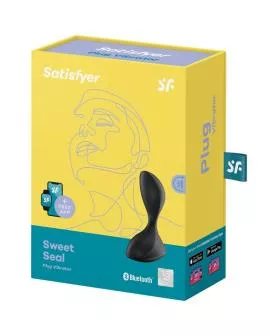 Satisfyer Sweet Seal - Vibrierender Plug mit App Schwarz