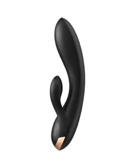 Satisfyer - Double Flex Vibrator App Schwarz