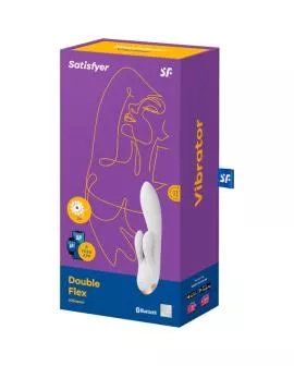 Satisfyer Double Flex Vibrator mit App - Weiß