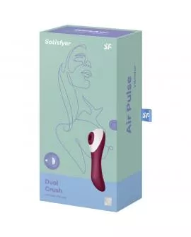 SATISFYER - DUAL CRUSH AIR PULSE VIBRATOR